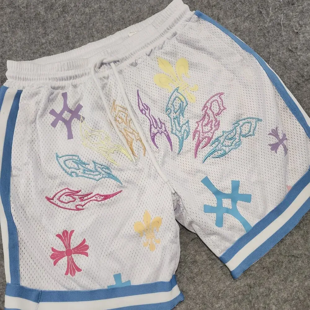 Smoke Rise‎ Mens M Medium Embroidered Streetwear Basketball Athletic Shorts
